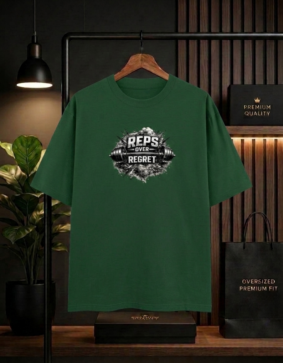 Reps Over Regret Oversized Unisex T-Shirt