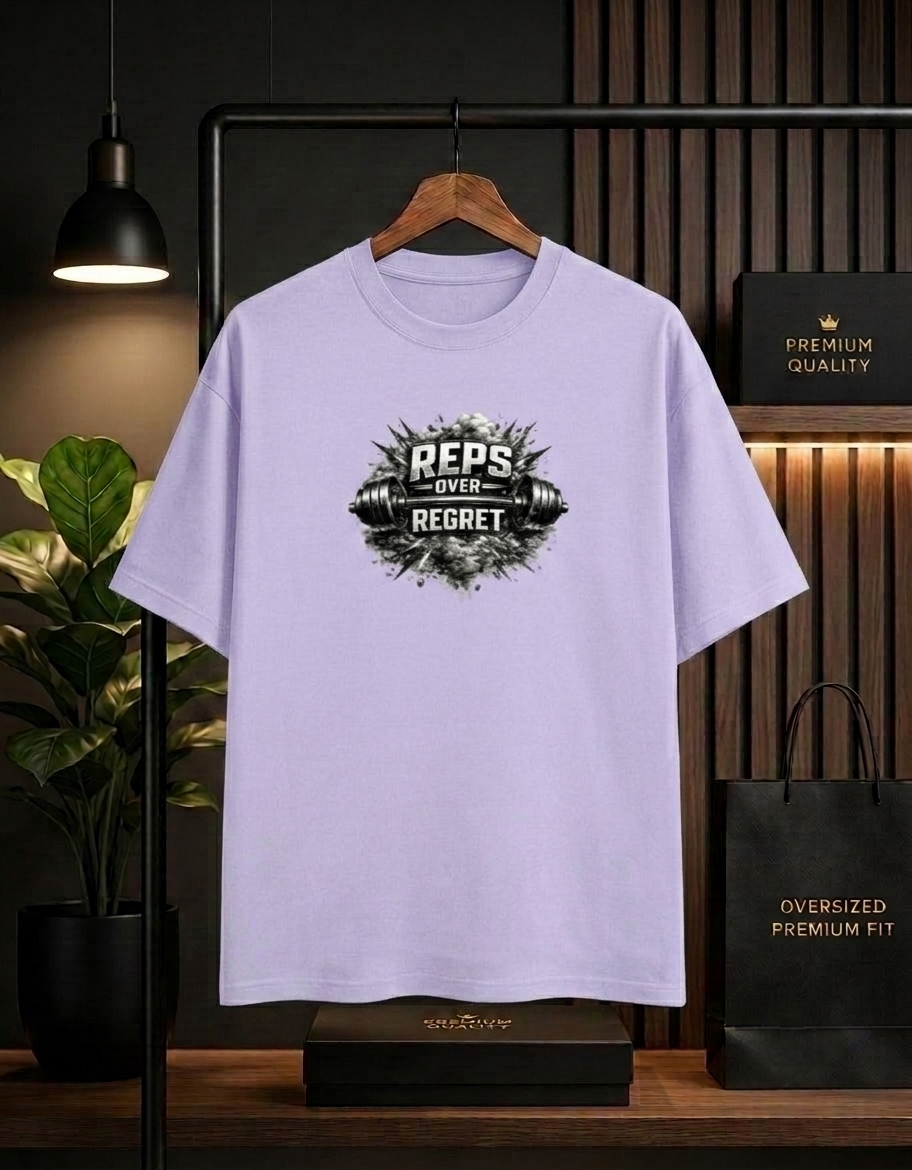 Reps Over Regret Oversized Unisex T-Shirt