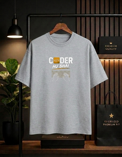 Coder Hu Bhai Oversized Unisex T-Shirt