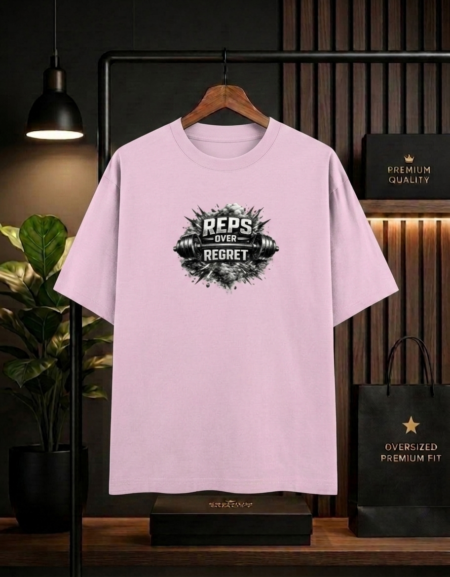 Reps Over Regret Oversized Unisex T-Shirt