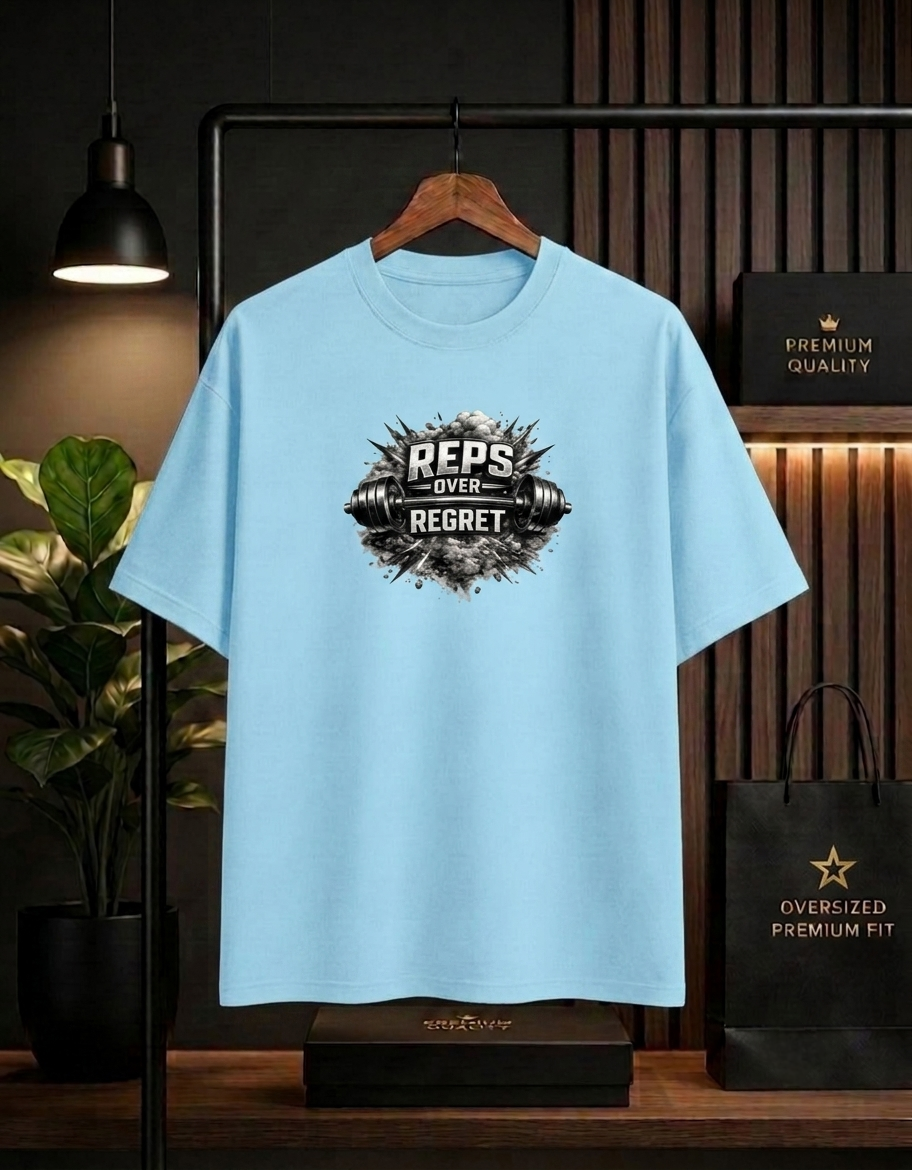 Reps Over Regret Oversized Unisex T-Shirt